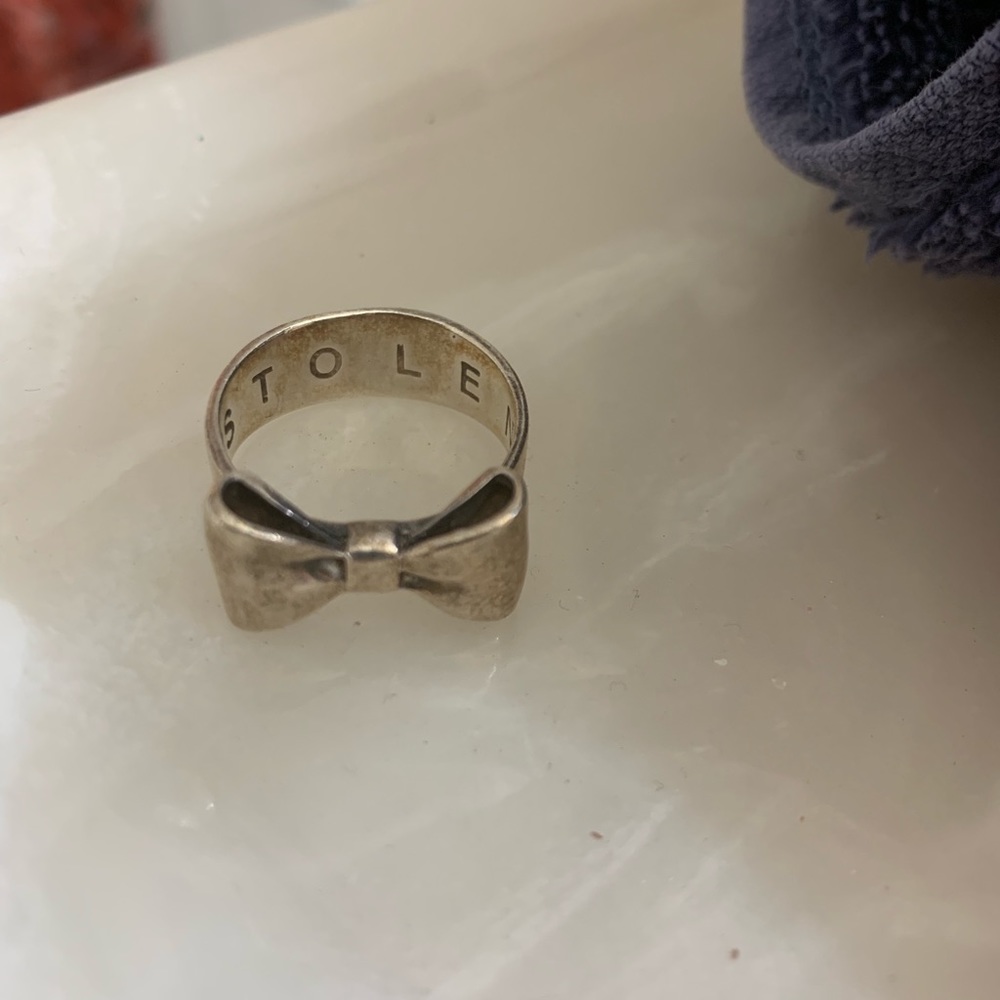 Stolen Girlfriends Club Sterling Silver Bow Ring
